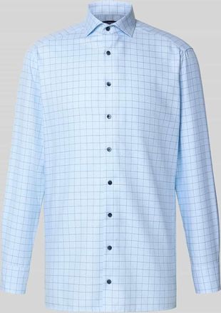 Olymp Modern Fit Business-Hemd mit Kentkragen in Bleu, Größe 40