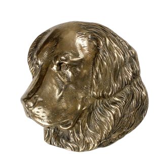 OEM Golden Retriever: Una Placa Conmemorativa Con Un Perro, Un Agradecimiento Personalizado, Un Premio, Un Diploma Con Dedicatoria De La Marca Art-dog