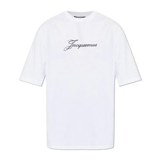 Jacquemus T-Shirts, male, White, Size: 2XL Le T-shirt