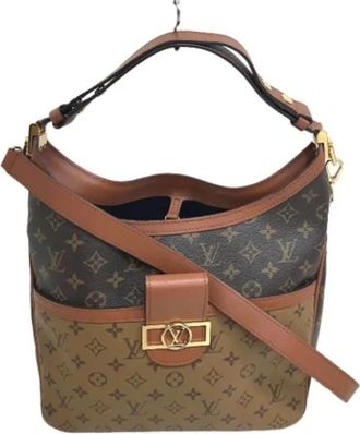 Louis Vuitton Pre-owned Fabric louis-vuitton-bags - Dames - Vintage Handtas - Bruin - ONE Size - Vintage
