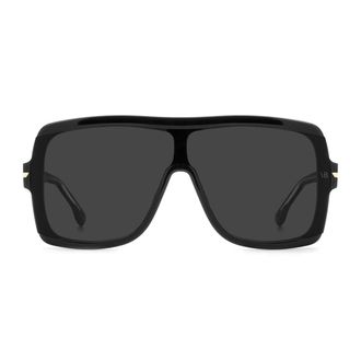 Victoria Beckham Sunglasses Vb 7003/S 807 Ir Black/Dark Gray Women