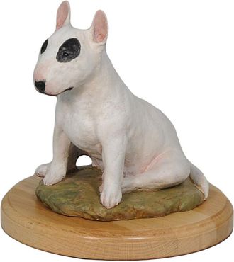 OEM Bull Terrier, Bull Terrier Iv - Estatuilla Pintada, Figura, Realizada Por El Artista, Marca Art-dog