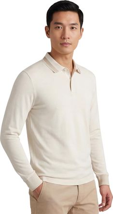 HUGO BOSS Boss polo lange mouw katoen effen