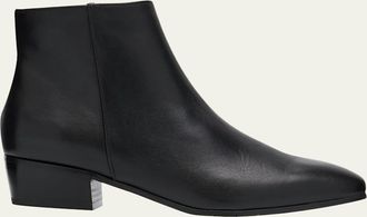 Aquatalia Fuoco Icon Leather Ankle Booties