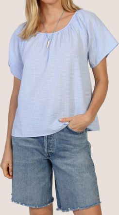 Dylan Parker Raglan Top In Blue