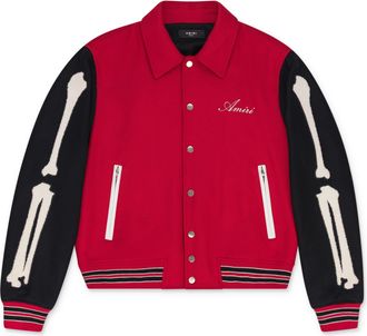 Amiri Red Chi XO Bones Jacket