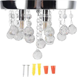 OEM Exquisita L&aacute;mpara De Ara&ntilde;a De Cristal, F&aacute;cil Instalaci&oacute;n, Luz De Techo De Cristal Para Sala De Estar Y Dormitorio, 110 A 220 V