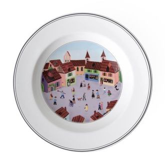 Villeroy & Boch Design Naif Rim Soup 4 Old Village Square in None at Nordstrom