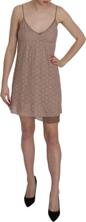 Pink Memories pink MEMORIES Spaghetti Strap A-line Mini Cotton Womens Dress