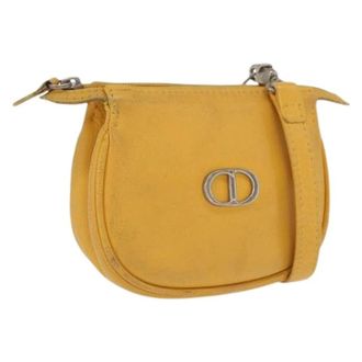 Dior Pre-owned Cross Body Bags, female, Yellow, Size: ONE SIZE Pre-owned Vintage Shoulder Bag