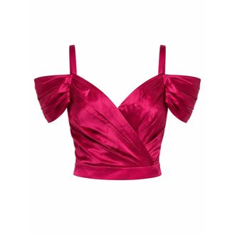 Dolce & Gabbana Mouwloze Top - Dames - Tops - Roze - Maat: XL Zijde