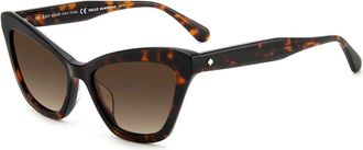 Kate Spade New York Havana Brown Shaded Zonnebril Amelie/G/S - Dames - Zonnebrillen - Bruin - 54 MM - Accessoires