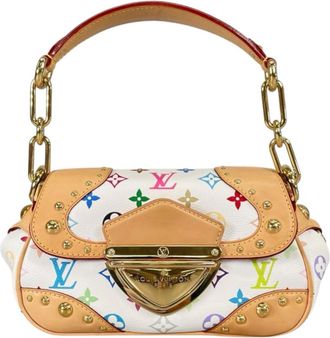 Louis Vuitton Monogram Multicolore Blanc White Monogram Multicolore Handbag Shoulder Bag Tote Bag (Pre-Owned)