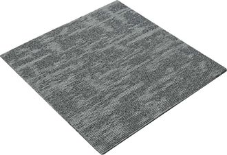 vidaXL Azulejo De Alfombra Gris Roca 50 X 50 Cm 20 Uds. Pp Y Bet&uacute;n Vidaxl