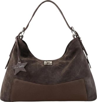 Pierre Cardin Erisma Lux Schoudertas - Dames - Schoudertassen - Bruin - ONE Size - Leer - Tassen