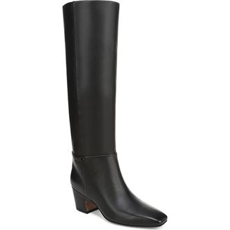 Franco Sarto Sorelina Knee High Boot in Black at Nordstrom Rack, Size 8.5 Regular Calf