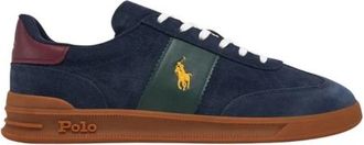 Ralph Lauren Slip-On Sportieve Su&egrave;de Sneakers - Heren - Sneakers - Blauw - 41 EU - Su&egrave;de - Schoenen