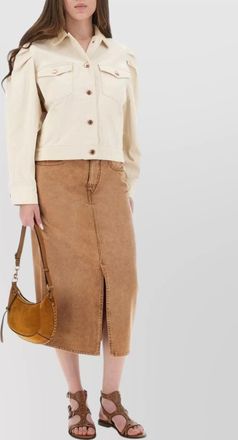 Isabel Marant jacket with chest pockets and collared neck