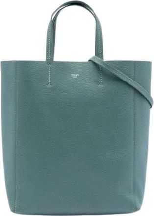 Celine Pre-owned Tote Bags, female, Green, Size: ONE SIZE Pre-owned Cabas Tote Bag