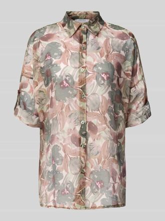 Zabaione Relaxed Fit Bluse aus Viskose-Mix Modell Sa44brinaa in Khaki, Größe XXL