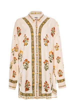 Agua Bendita Cecilia Canna Shirt in Multi at Nordstrom, Size X-Small