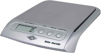 Wedo Herramienta De Medici&oacute;n Electr&oacute;nica Wedo Optimo Steel 5000 Capacidad 5 Kg Precisi&oacute;n 1 G