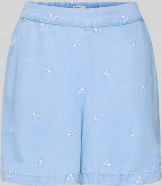 b.young B.Young Relaxed Fit Shorts mit elastischem Bund Modell KOSMO in Blau, Größe 34