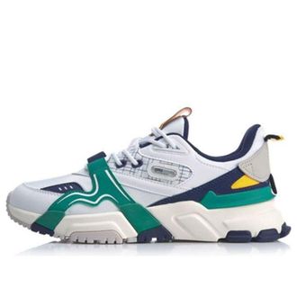 Li-Ning 001 Classic Casual Shoe White Green AGCQ005-1