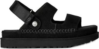 UGG Goldenstar Glide - Dames - Sandalen - Zwart - 36 EU - Leer - Schoenen