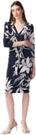 Joseph Ribkoff Midi Jurk - Dames - Casual kleedjes - Veelkleurig - 3XL - Kleedjes