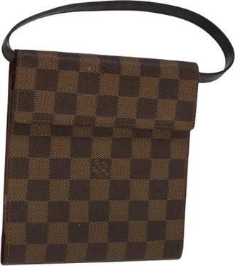 Louis Vuitton Pre-owned Clutches, female, Brown, Size: ONE SIZE Pre-owned Vintage Canvas Clutch