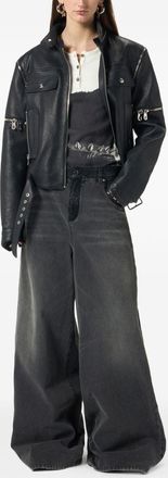 Blumarine Womens Grey 100% Co Clothing Jeans - Dark Grey Cotton - Size EU 38 (Womens)