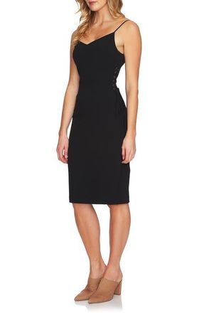1.State Side Tie Slipdress in Rich Black at Nordstrom, Size 6