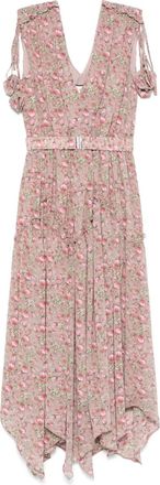 Nissa Abito midi con stampa a fiori - Rosa