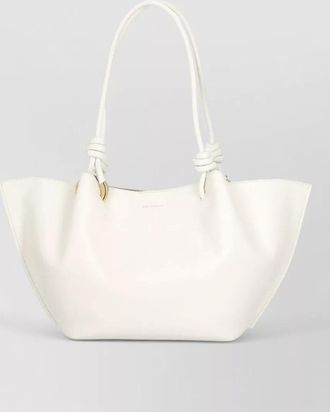 Coccinelle tote bag two top handles knotted