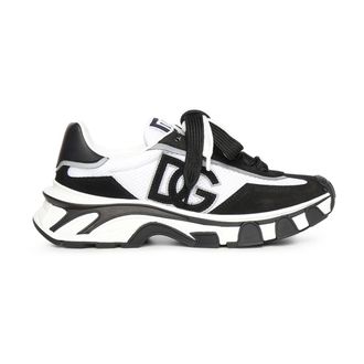 Dolce & Gabbana Sneakers, male, Multicolor, Size: 9 1/2 US Country Road Nylon and Leather Sneakers