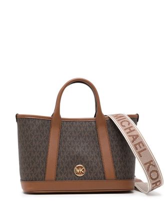Michael Kors Luisa leren boekentas - Bruin