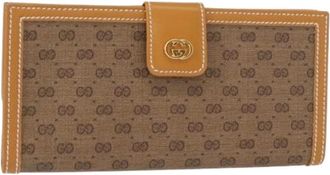 Gucci Pre-owned Vintage Wallet - Dames - Vintage Accessoires - Beige - ONE Size - Vintage