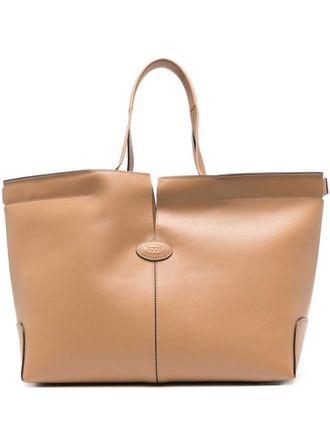 Tod's Light Brown Di Folio Tote