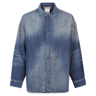 Acne Studios Hombre, Camisas, Azul, Talla: M