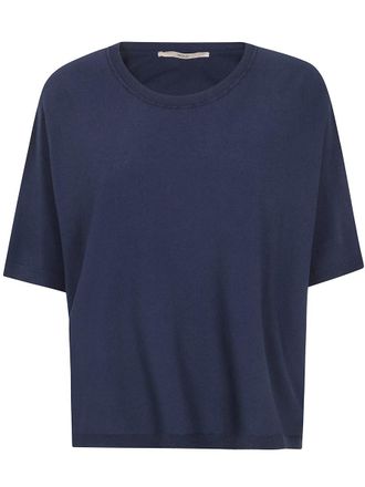 Roberto Collina Short Sleeves Oversized Round Neck Clothing