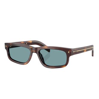 Prada Sunglasses, unisex, Brown, Size: 57 MM Rectangular Acetate Sunglasses