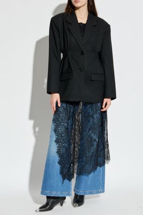 Munthe Roccolace Lace Dress, Womens, Black