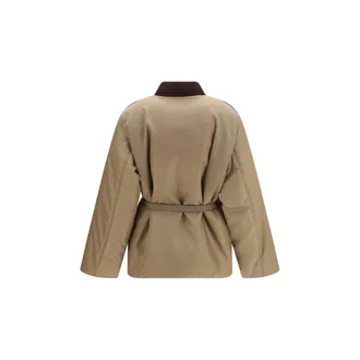 Versace Color-Block Nylon Jacket - Beige