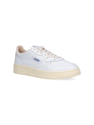 Autry Leather Low-Top Sneaker - White