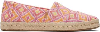 Toms Roze Geo Alpargata Schoen - Dames - Espadrilles - Roze - 37 EU - Schoenen