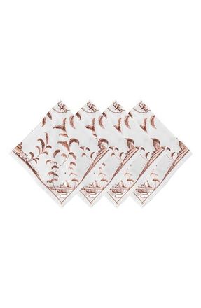 Juliska Set of 4 Country Estate Harvest Napkins in Sepia at Nordstrom