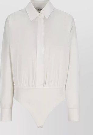 Max Mara mxmaere collared long sleeve body shirt