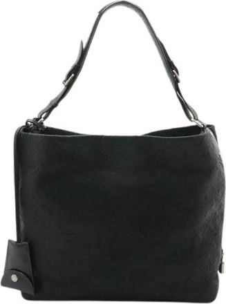 Louis Vuitton Pre-owned Schoudertas - Dames - Vintage Schoudertas - Zwart - ONE Size - Leer - Vintage
