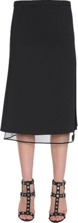 Versace Midi Rok - Dames - Midirokken - Zwart - XS - Rokken
